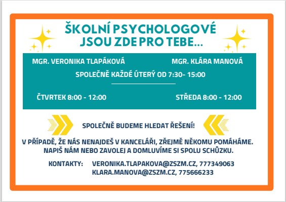 Školní psycholožky